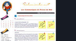Desktop Screenshot of presse.salemioche.net